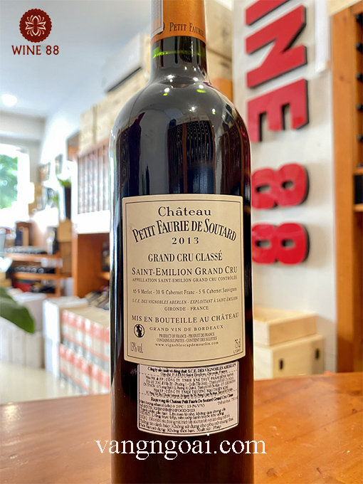 Rượu Vang Pháp Château Petit Faurie De Soutard Grand Cru Classe