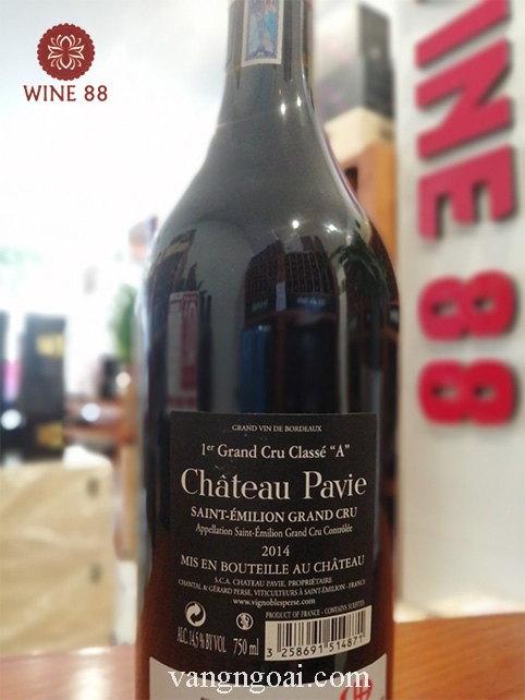 Rượu Vang Pháp Château Pavie Grand Cru Classe A Cao Cấp